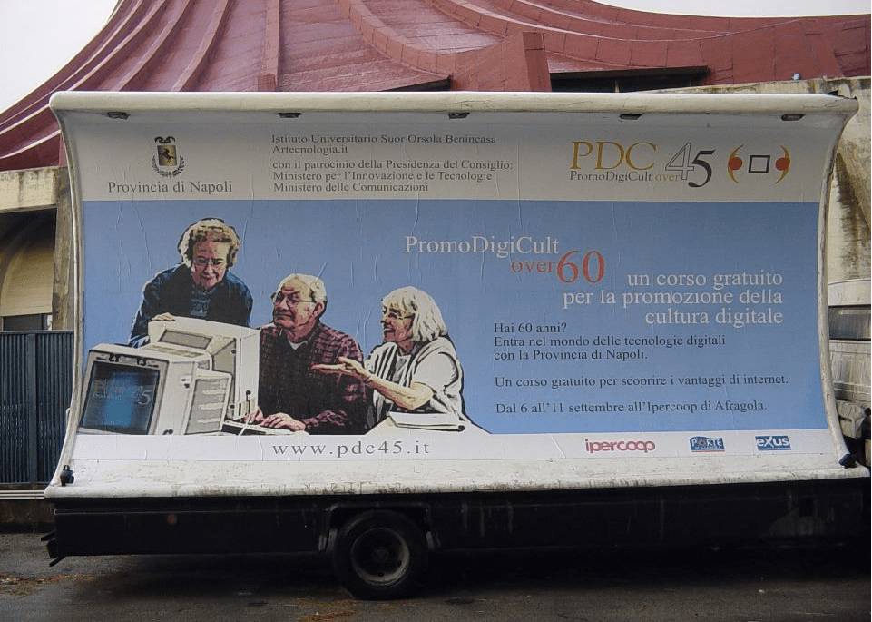 Aula multimediale semovente del progetto PromoDigiCult Over 60
